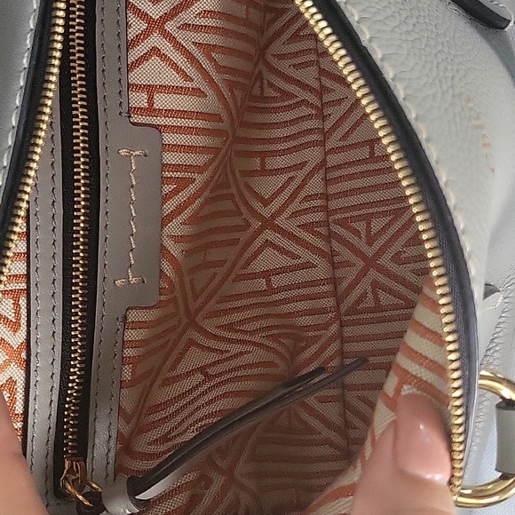 Chloe Daria Small handbag in Gray leather - Picture 10 of 16